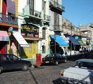 Straße in La Boca
