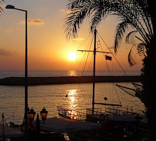 Sonnenuntergang in Side