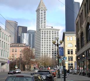 Blick auf den Smith Tower