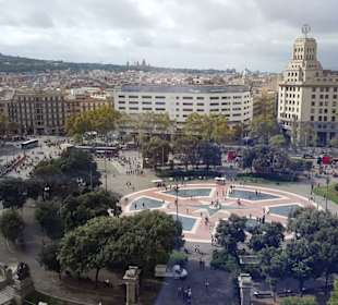 Platz von Katalonien in Barcelona