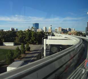 Mit der Mono Rail über Las Vegas