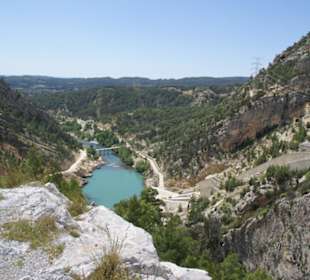 Blick von der Staumauer