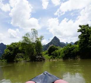 Khao Sok Kanutour nach dem Elefantenbad