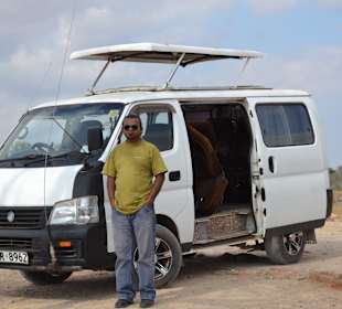 Unser Safari-Fahrer Armin