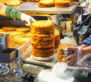 Bindae-tteok, Mungobohnen-Pfannkuchen