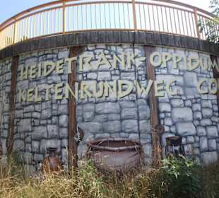 Beginn des Keltenwanderwegs