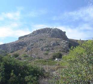 Blick vom Kalithea Thermal-Strand