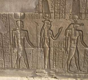 Ein Bild in einem Tempel