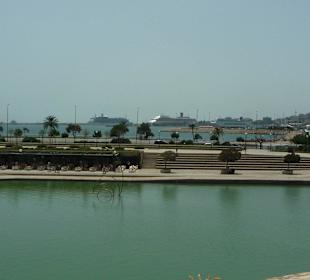 Palma Blick von Seite Kathedrale 