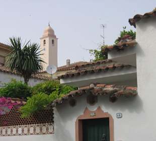 Blick auf den Kirchturm