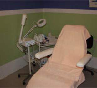 Bei der Gesichtsbehandlung