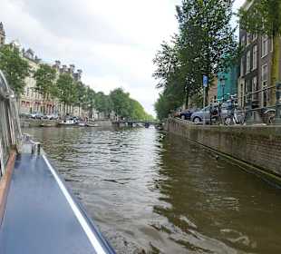 Auf den Grachten unterwegs