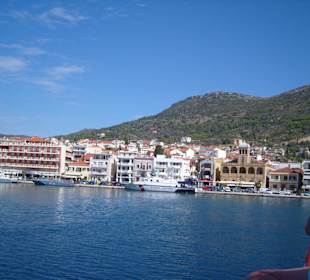 Hafen Samos Stadt
