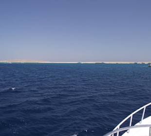 Blick zu den Giftuninseln