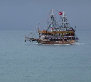 Piratenboot in Alanya