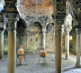 Die Säulen im Heissraum