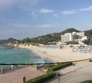 Leerer Strand morgens gegen 8 Uhr