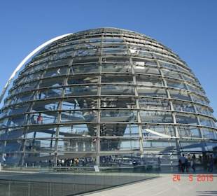 Kopuła Reichstagu- od zewnątrz 