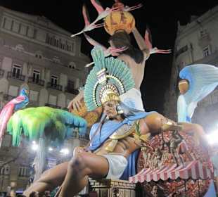 Fin de semana en fallas de valencia