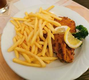 Cordon Bleu, Pommes, salat 14,20 €