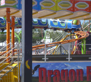 Rummel in der Nähe vom Hafen