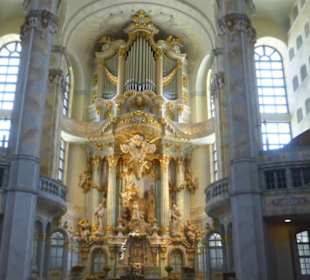 In der Frauenkirche von Dresden