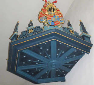 Schalldeckel der Kanzel