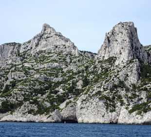 Rückfahrt an der Küste der Calanques