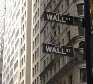 Wallstreet Straßenschild