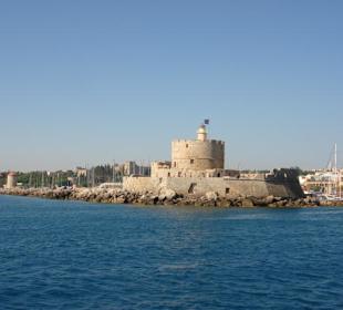 Ausfahrt nach Lindos -Hafen Rhodos Stadt