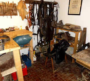 Sattlerwerkstatt im Museum