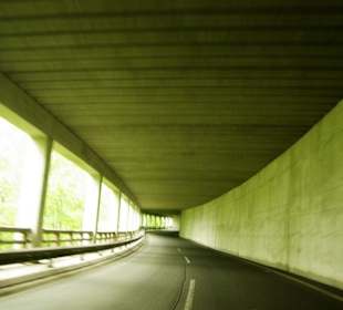 Auffahrt bei schlechten Wetter