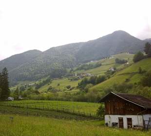 Blick vom Ortlerhof gegenüber zum Dorf