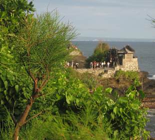 Blick auf den kleinen Tempel