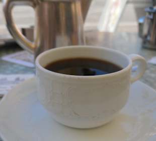 Zur Kaffeepause in Mainz beim Dom-Café