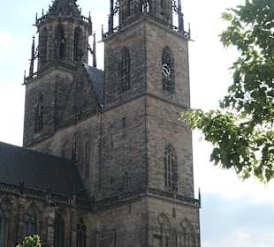 Unterwegs in der Altstadt von Magdeburg