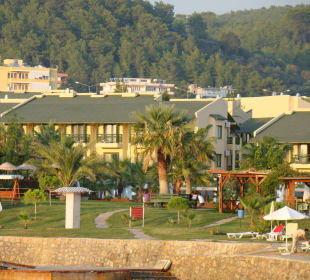 Außsicht zum Hotel