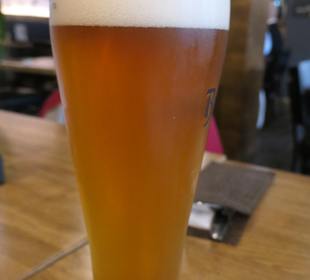Seoul Garten: ein Weißbier zum Abendessen