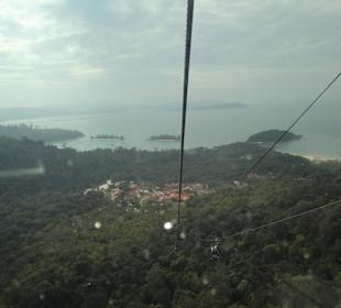 Blick auf Oriental Village bis Yachthafen hinten links