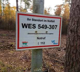 Im Notfall kann man so seinen Standort mitteilen