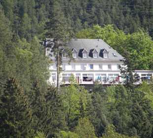 Waldhotel über dem See