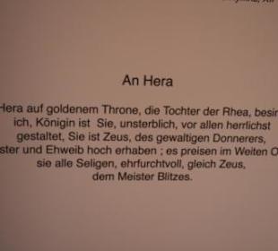 Hera Tempel - An Hera