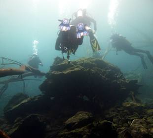 Höhlentauchen "el Dudu"