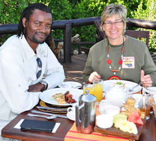Romantic breakfast at Migration Camp Serengeti