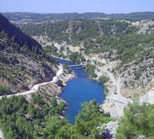 Fluss hinter dem Green Canyon