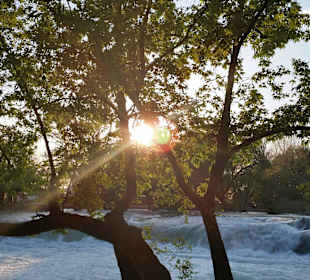 Manavgat Wasserfall beim Sonnenuntergang