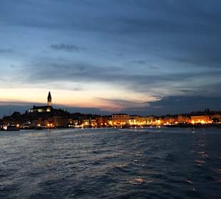 Rovinj Ansicht vom Schiff