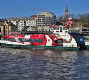 Eindrücke von den Hamburger Hafenfähren