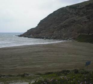 Strand ca 30 min gen Westen entfernt