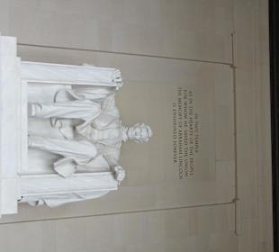 Lincoln auf seinem Thron